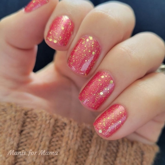 Color Street Cran-apple Spritz pink gold glitter - Picture 8 of 10